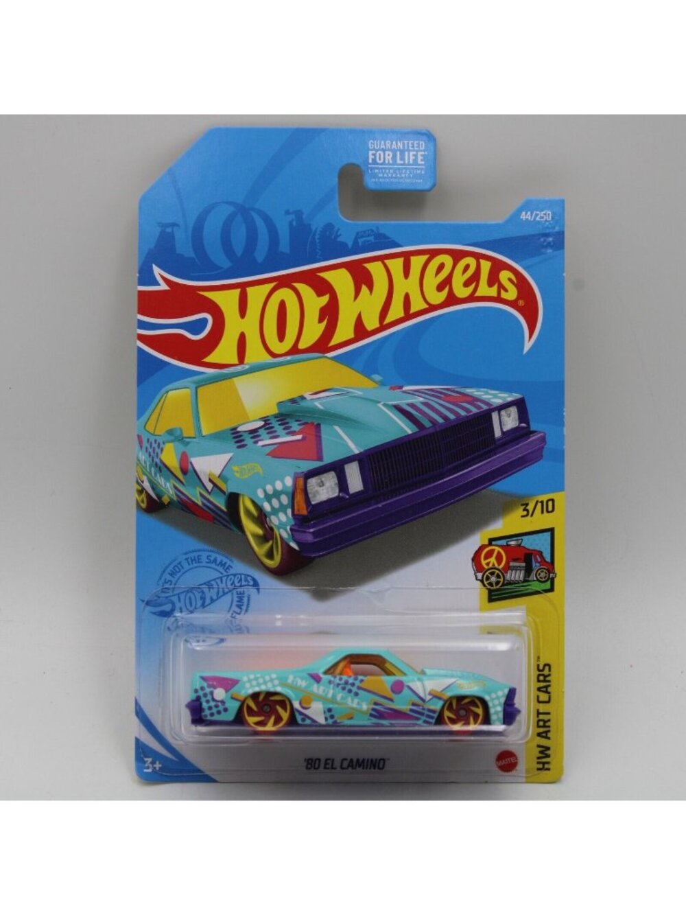 Hot Wheels 1980 '80 El Camino Turquoise 2021 HW Art Cars 3/10 44/250